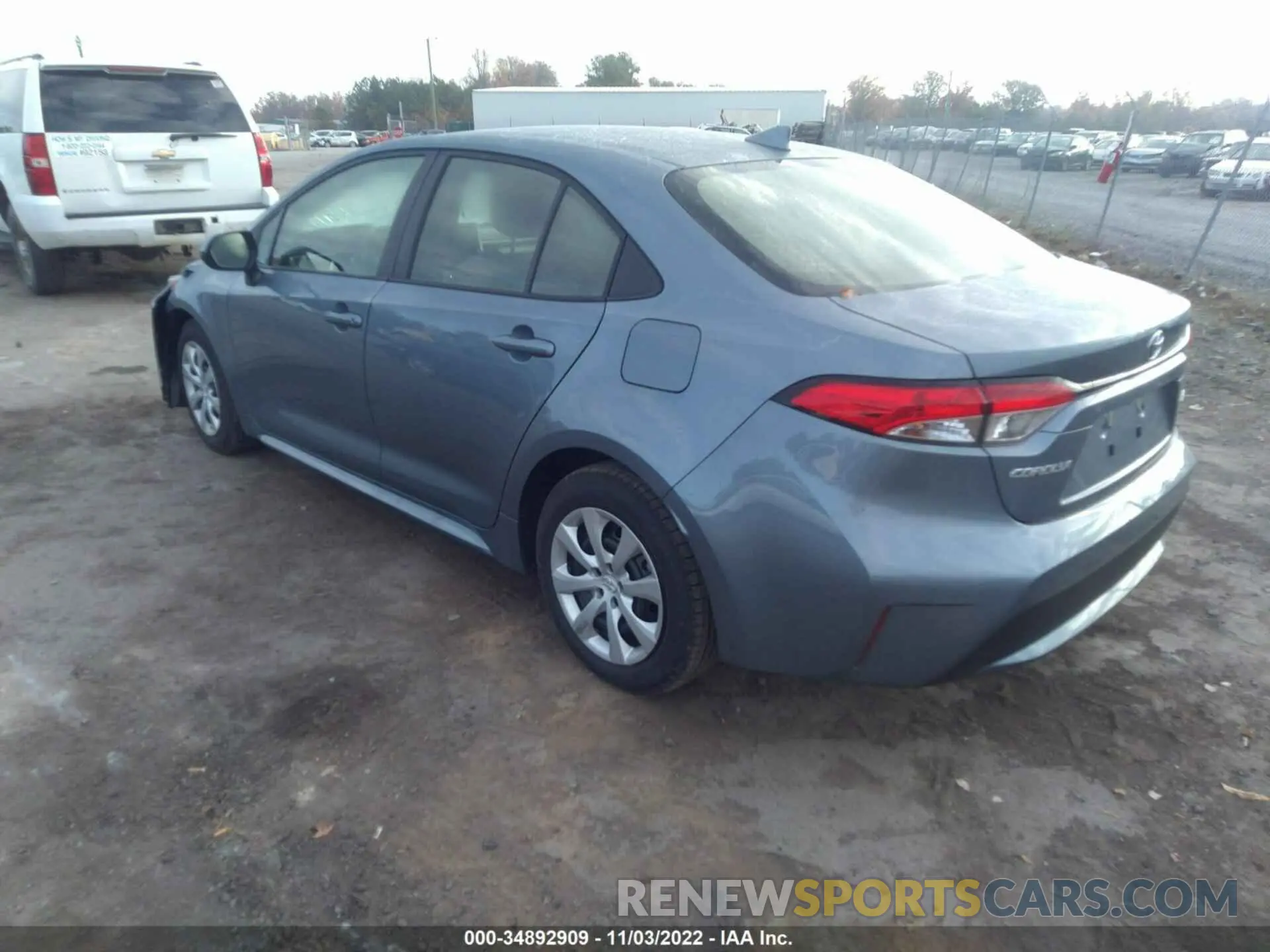 3 fotografías del automóvil dañado JTDEPMAE7NJ230784 TOYOTA COROLLA 2022