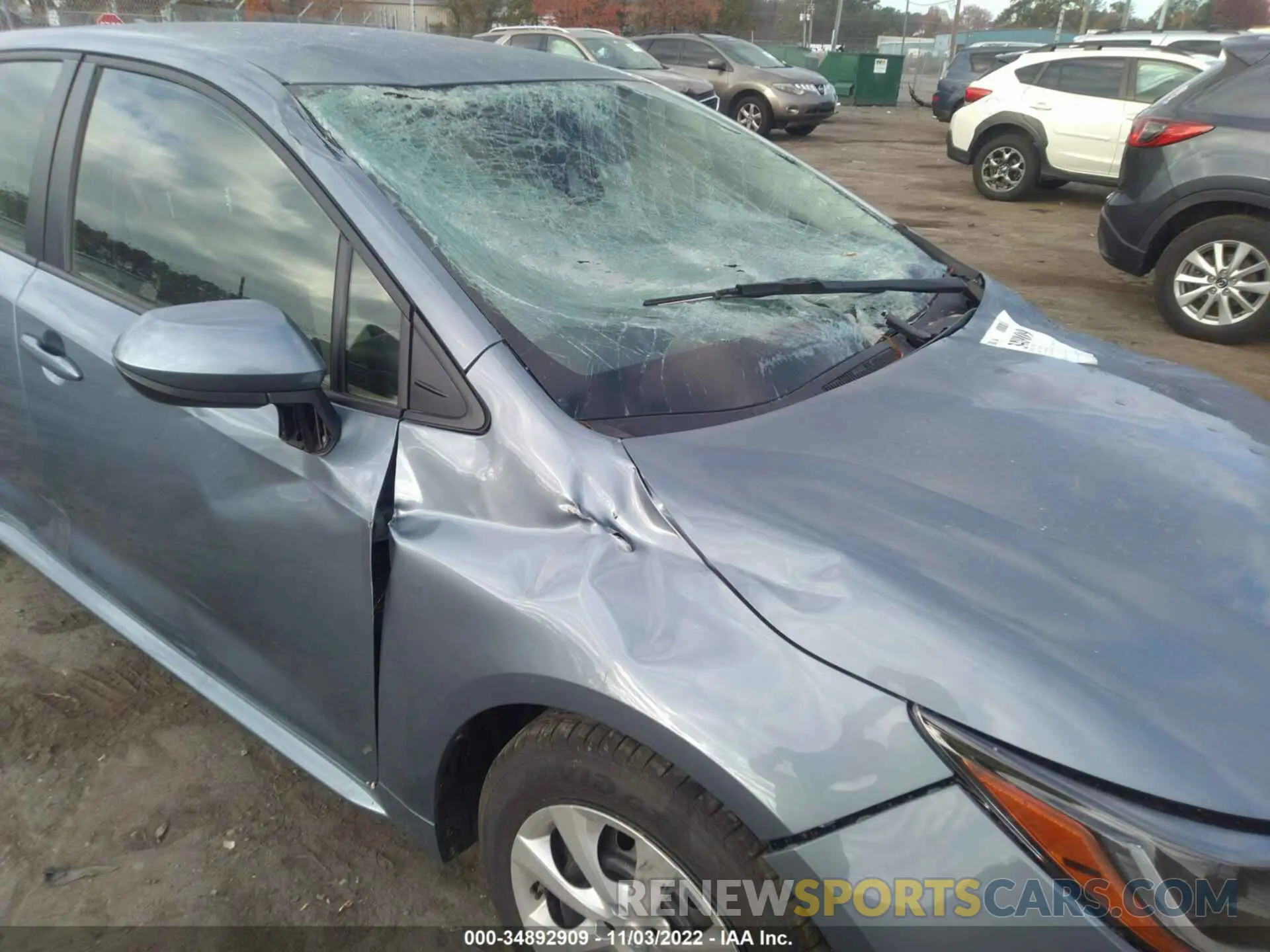 6 fotografías del automóvil dañado JTDEPMAE7NJ230784 TOYOTA COROLLA 2022