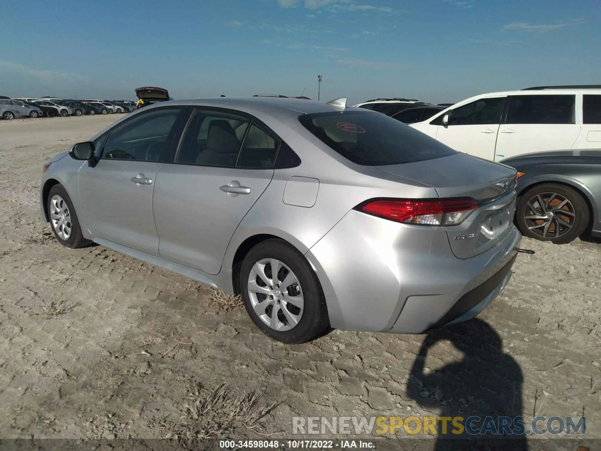 3 fotografías del automóvil dañado JTDEPMAE8N3008856 TOYOTA COROLLA 2022