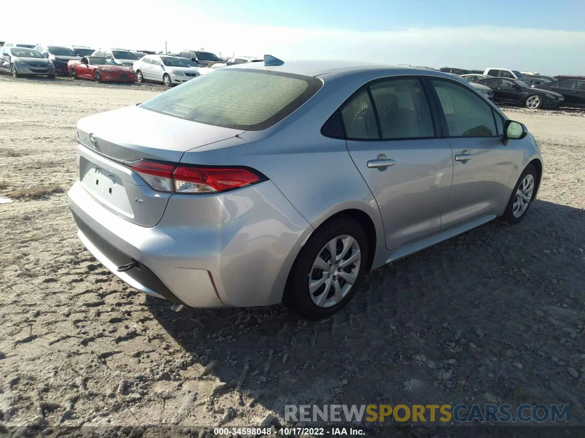 4 fotografías del automóvil dañado JTDEPMAE8N3008856 TOYOTA COROLLA 2022