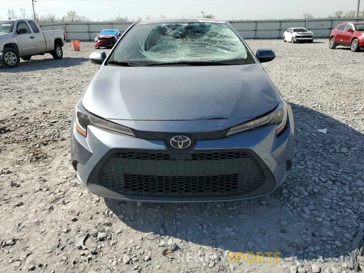 5 fotografías del automóvil dañado JTDEPMAE8N3014608 TOYOTA COROLLA 2022