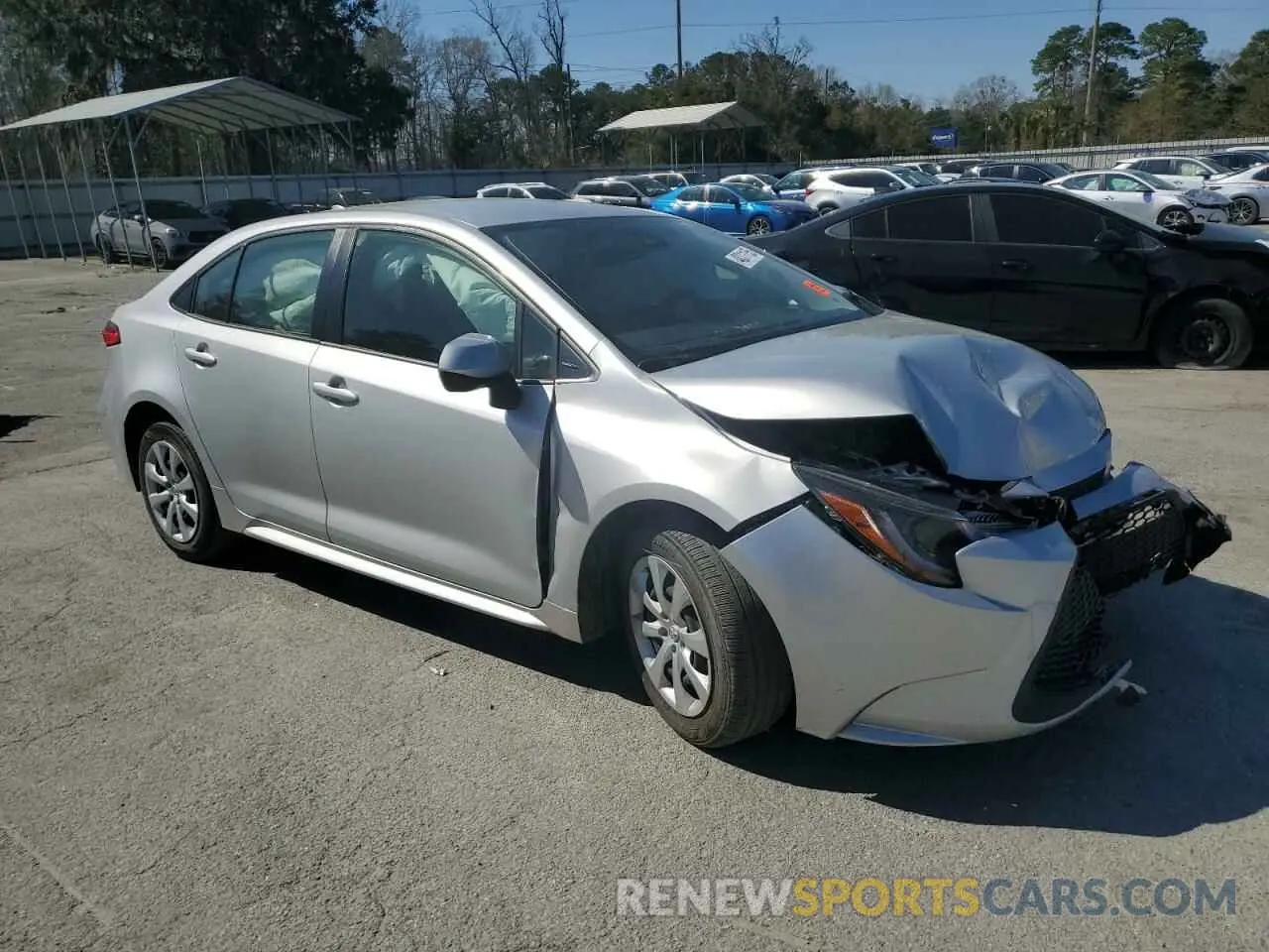 4 fotografías del automóvil dañado JTDEPMAE8N3021803 TOYOTA COROLLA 2022
