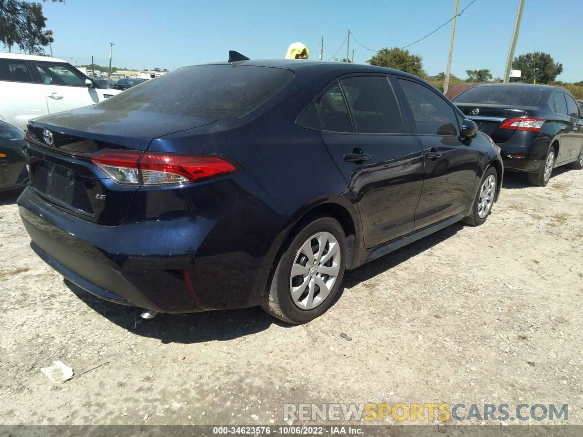 4 fotografías del automóvil dañado JTDEPMAE8NJ200886 TOYOTA COROLLA 2022