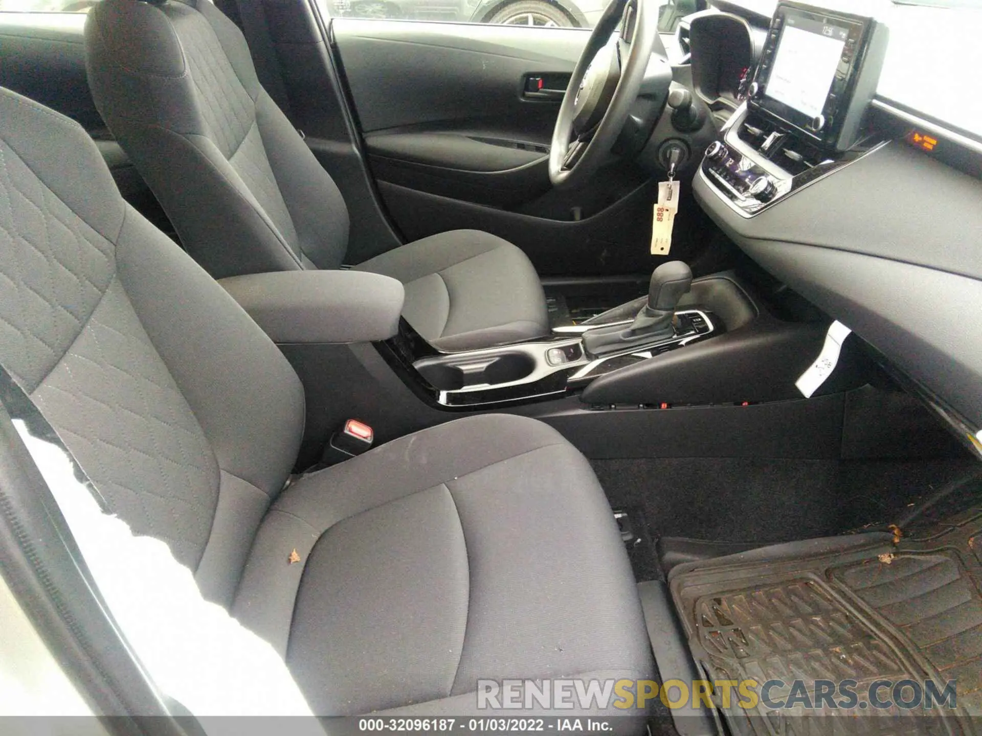 5 fotografías del automóvil dañado JTDEPMAE8NJ204145 TOYOTA COROLLA 2022
