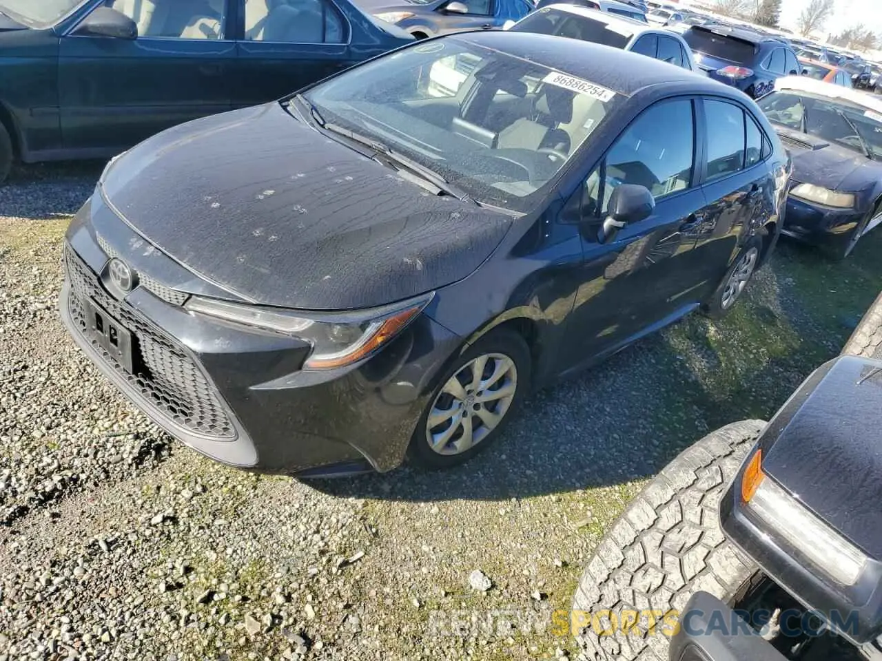 1 fotografías del automóvil dañado JTDEPMAE8NJ221219 TOYOTA COROLLA 2022