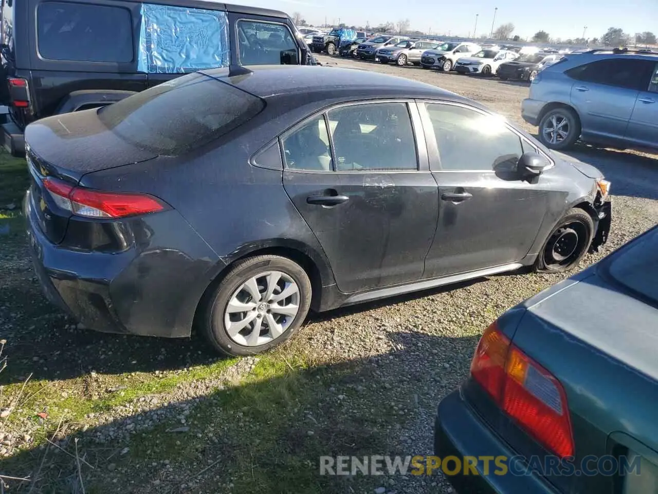 3 fotografías del automóvil dañado JTDEPMAE8NJ221219 TOYOTA COROLLA 2022