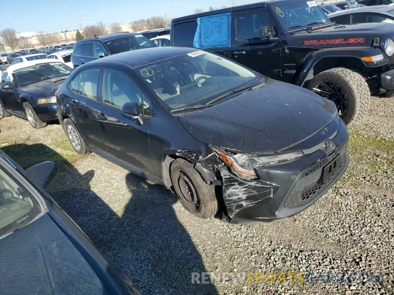 4 fotografías del automóvil dañado JTDEPMAE8NJ221219 TOYOTA COROLLA 2022