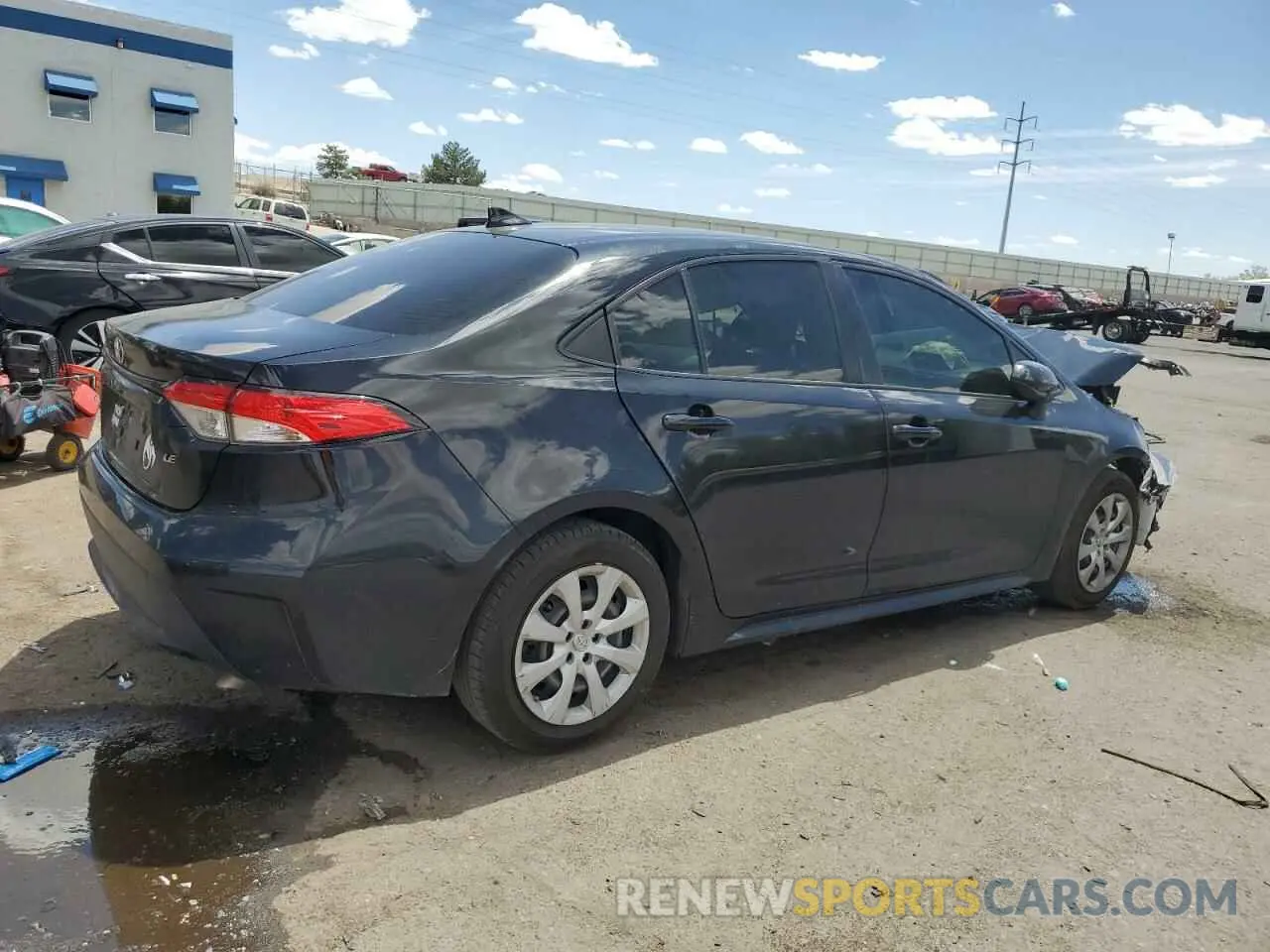 3 fotografías del automóvil dañado JTDEPMAE8NJ231099 TOYOTA COROLLA 2022