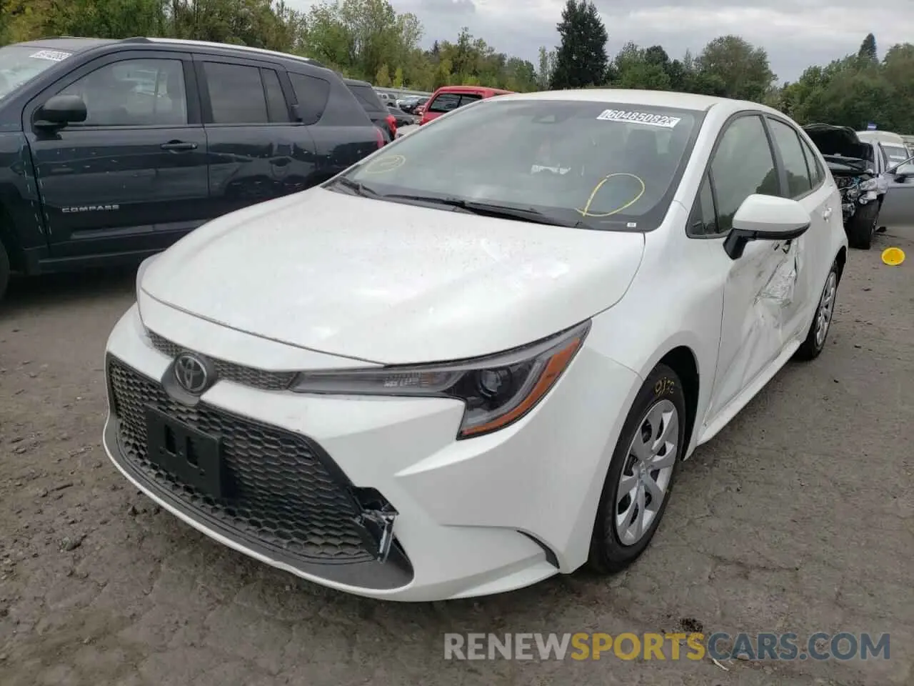 2 fotografías del automóvil dañado JTDEPMAE9N3017713 TOYOTA COROLLA 2022