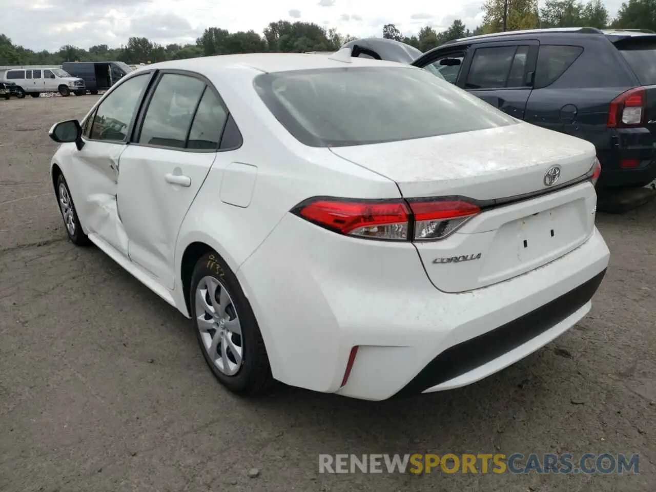 3 fotografías del automóvil dañado JTDEPMAE9N3017713 TOYOTA COROLLA 2022