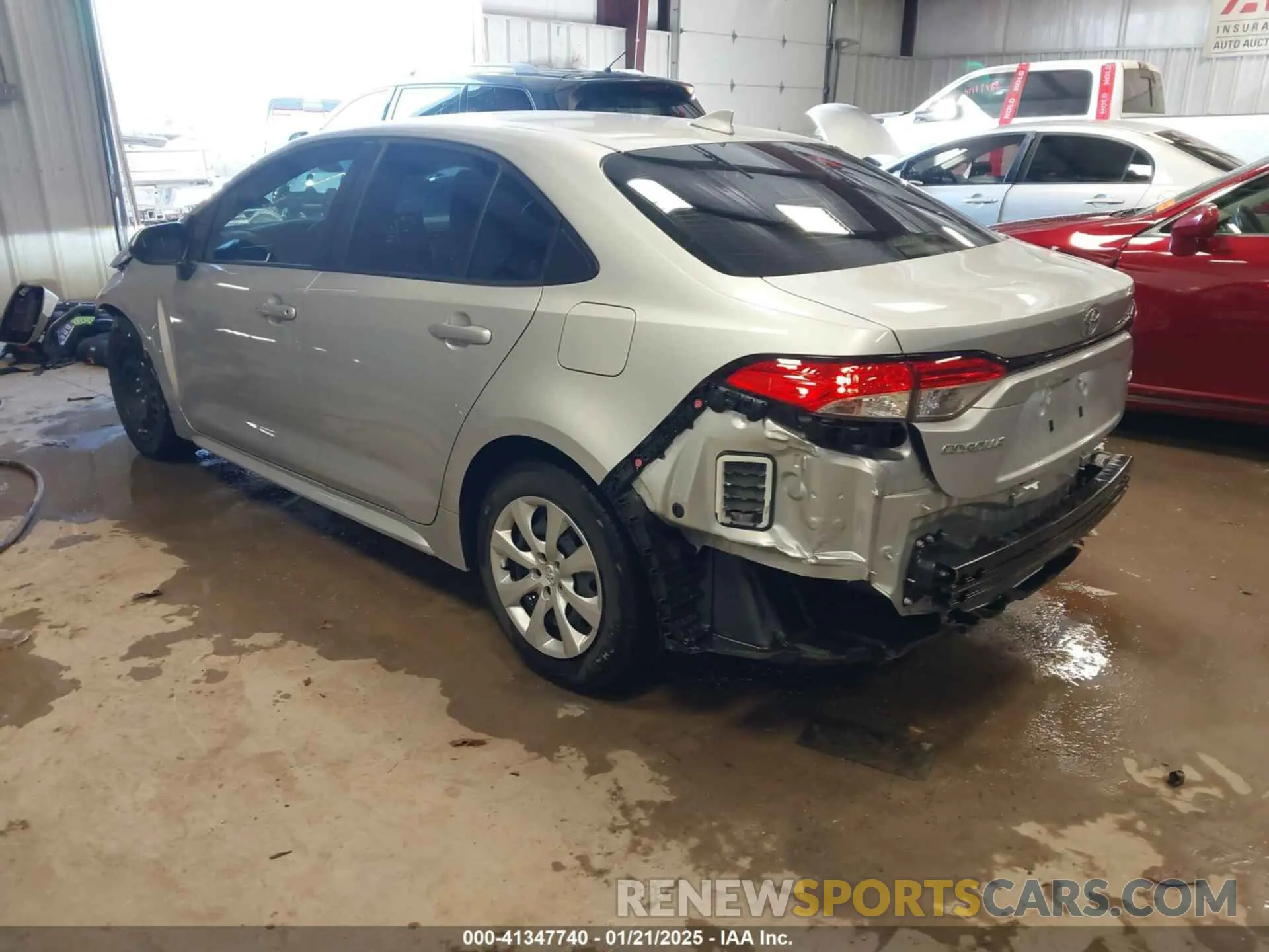 3 fotografías del automóvil dañado JTDEPMAE9N3024404 TOYOTA COROLLA 2022