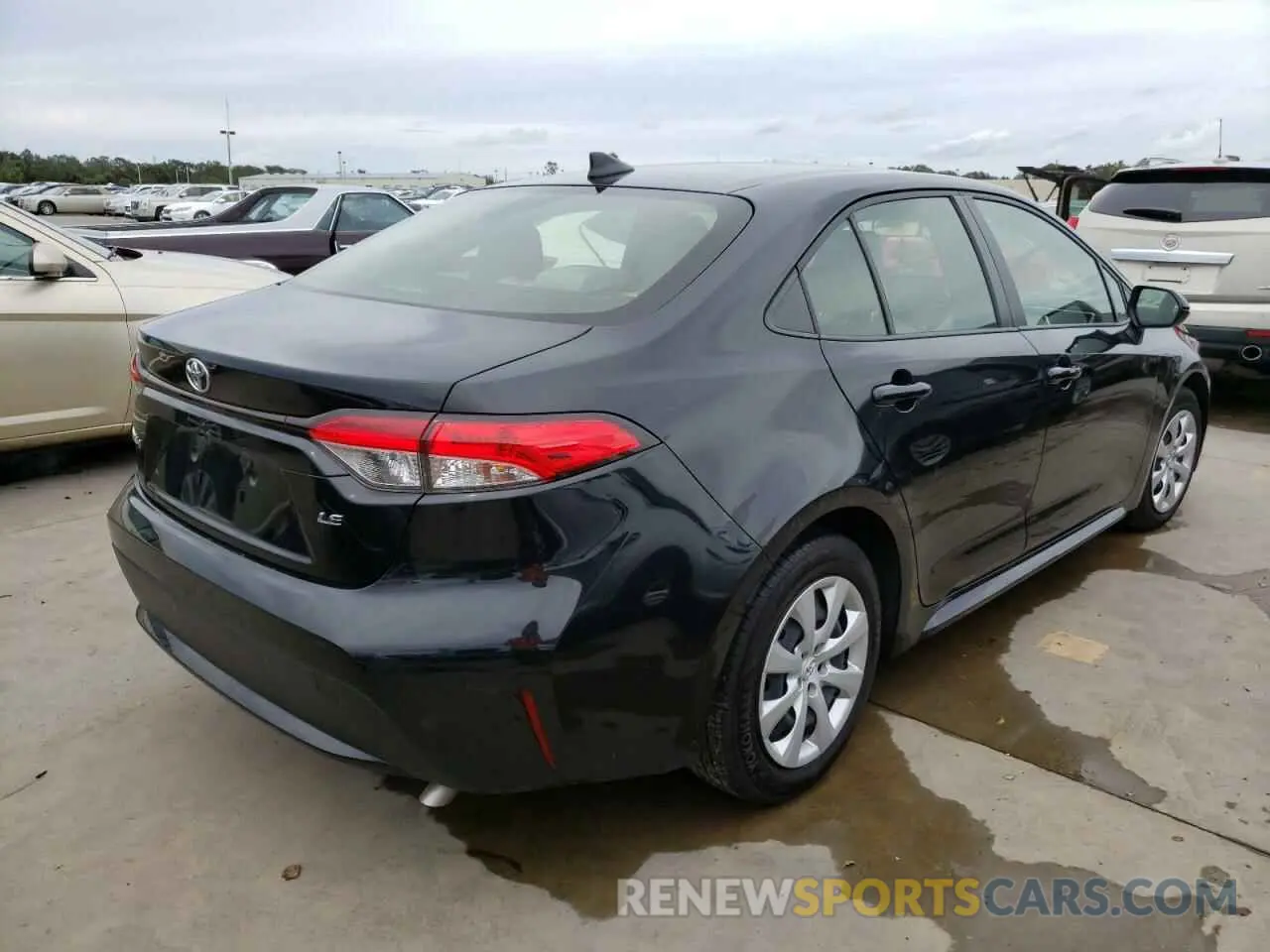 4 fotografías del automóvil dañado JTDEPMAE9NJ190336 TOYOTA COROLLA 2022