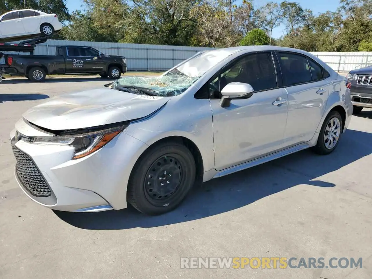 1 fotografías del automóvil dañado JTDEPMAE9NJ191728 TOYOTA COROLLA 2022