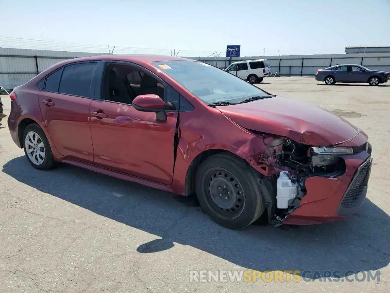 4 fotografías del automóvil dañado JTDEPMAE9NJ196346 TOYOTA COROLLA 2022