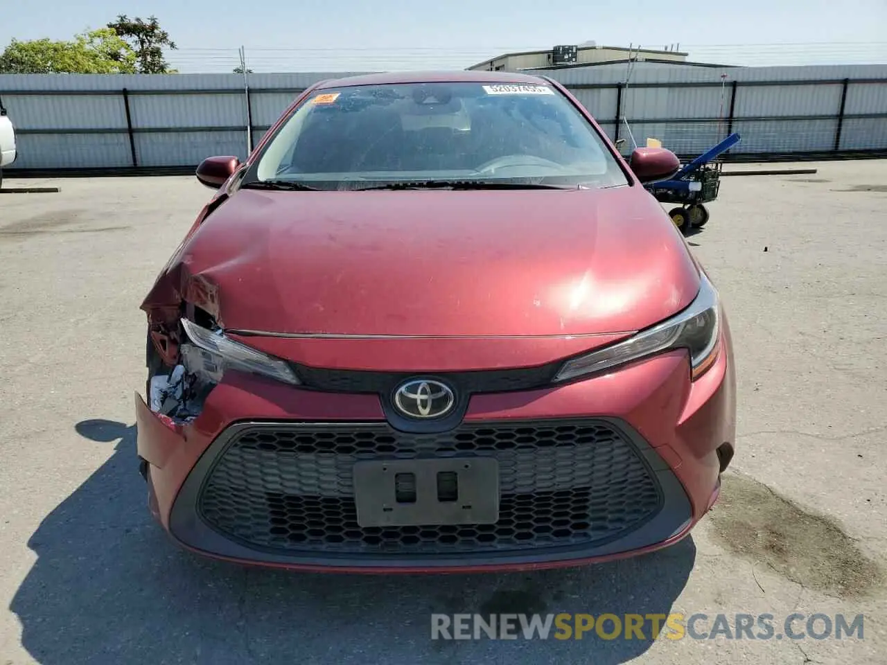 5 fotografías del automóvil dañado JTDEPMAE9NJ196346 TOYOTA COROLLA 2022