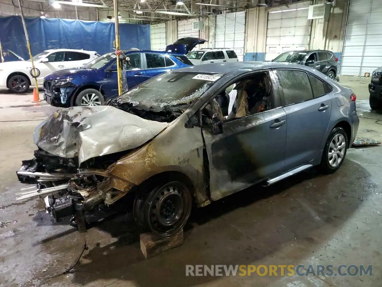 1 fotografías del automóvil dañado JTDEPMAE9NJ199733 TOYOTA COROLLA 2022