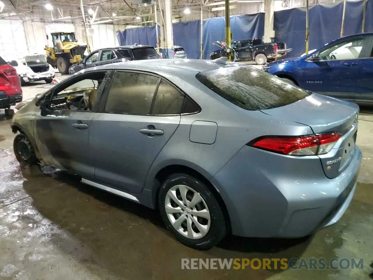 2 fotografías del automóvil dañado JTDEPMAE9NJ199733 TOYOTA COROLLA 2022