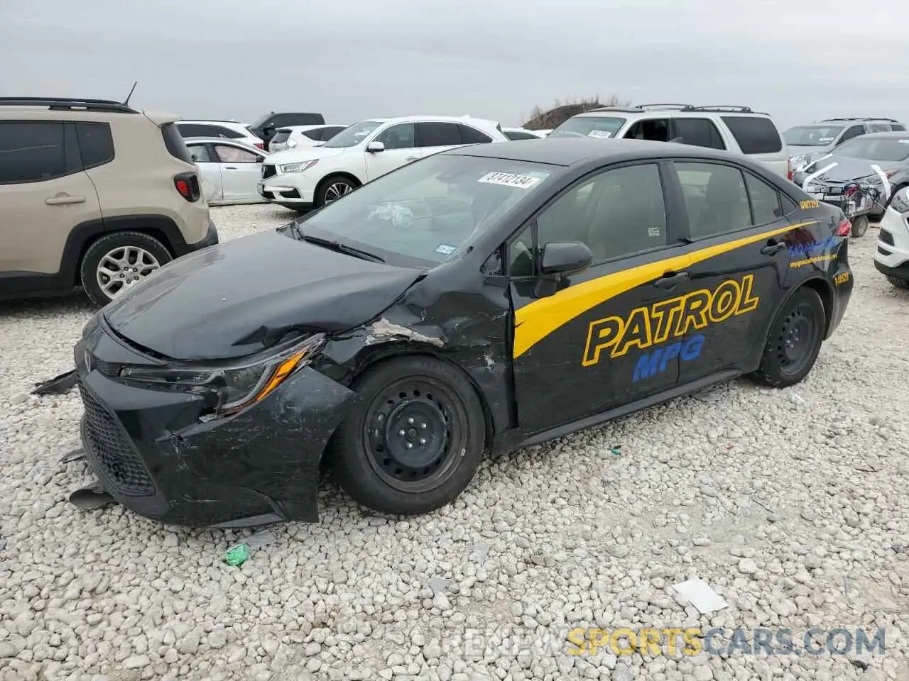 1 fotografías del automóvil dañado JTDEPMAE9NJ208849 TOYOTA COROLLA 2022