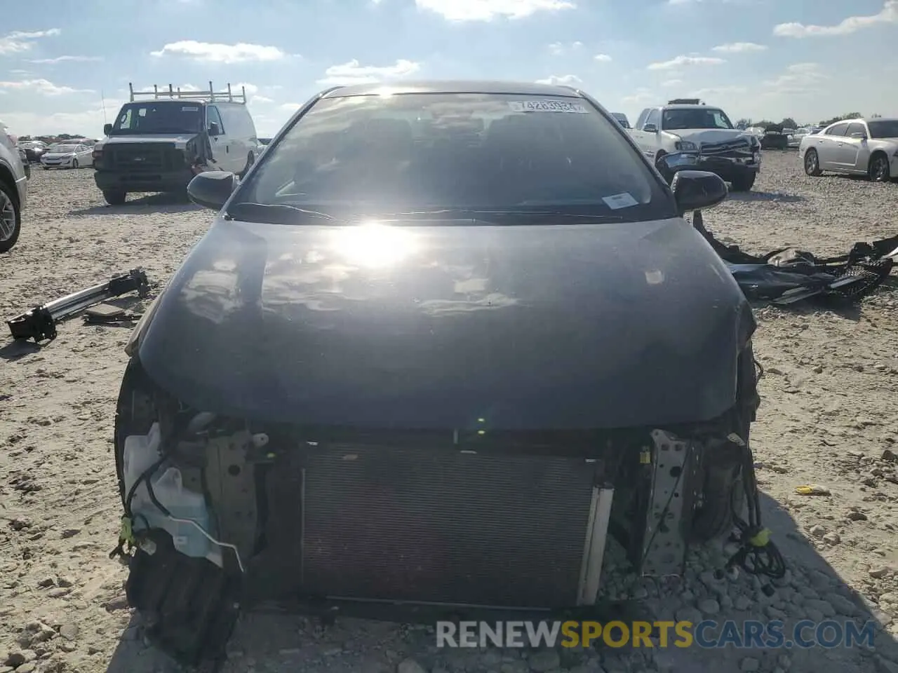 5 fotografías del automóvil dañado JTDEPMAE9NJ211279 TOYOTA COROLLA 2022