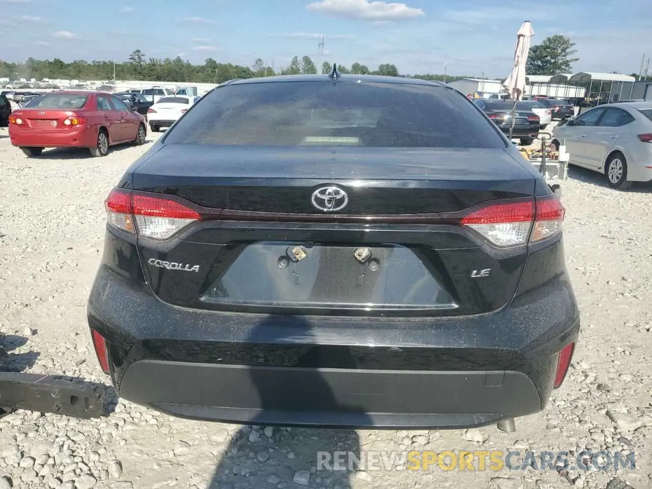 6 fotografías del automóvil dañado JTDEPMAE9NJ211279 TOYOTA COROLLA 2022