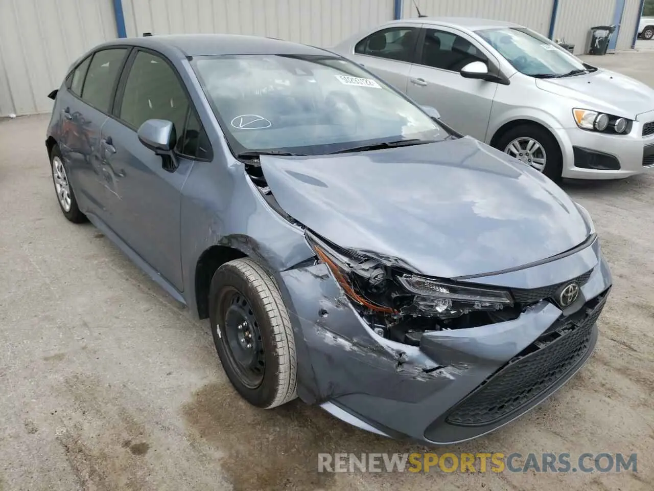 1 fotografías del automóvil dañado JTDEPMAE9NJ213405 TOYOTA COROLLA 2022