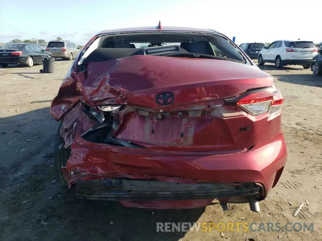 6 fotografías del automóvil dañado JTDEPMAE9NJ216773 TOYOTA COROLLA 2022