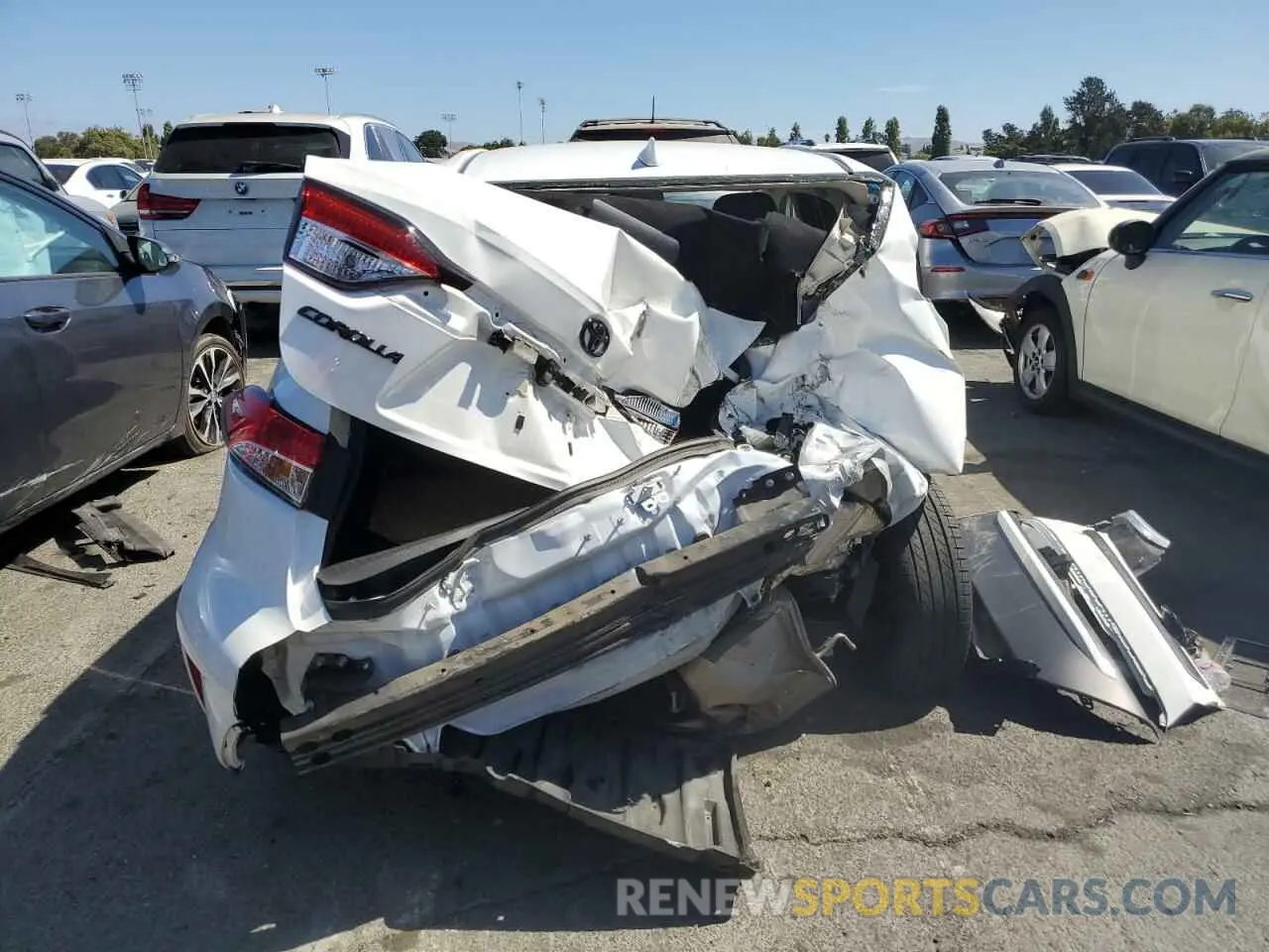 6 fotografías del automóvil dañado JTDEPMAEXN3014755 TOYOTA COROLLA 2022