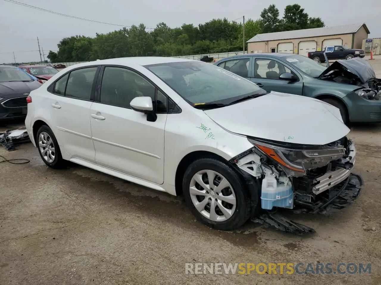 4 fotografías del automóvil dañado JTDEPMAEXN3025268 TOYOTA COROLLA 2022