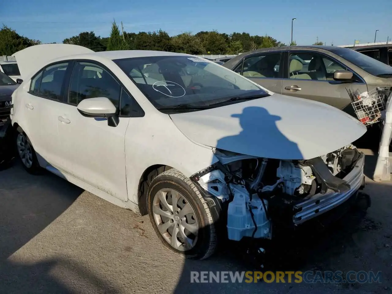 1 fotografías del automóvil dañado JTDEPMAEXNJ192077 TOYOTA COROLLA 2022