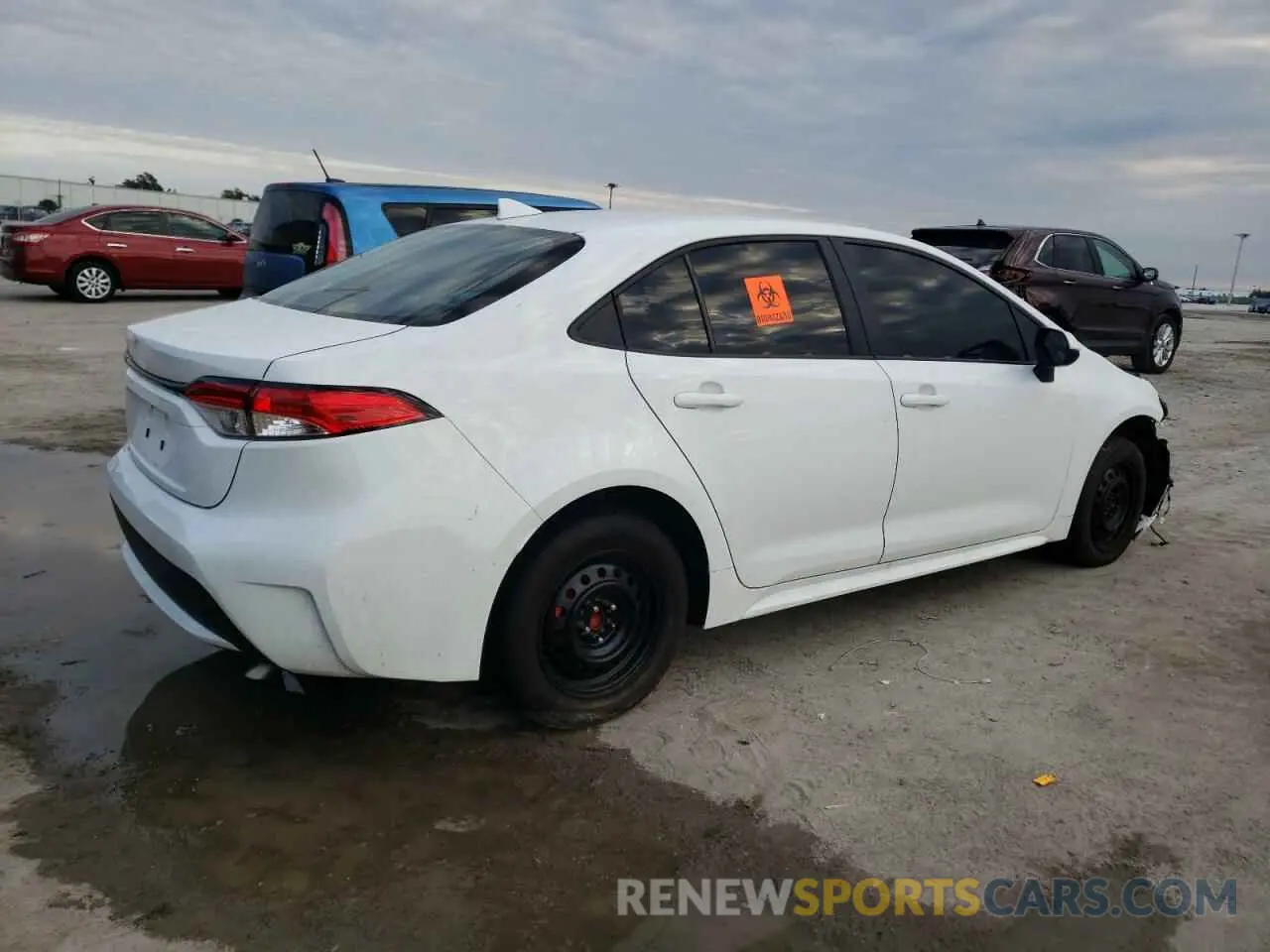 3 fotografías del automóvil dañado JTDEPMAEXNJ195772 TOYOTA COROLLA 2022