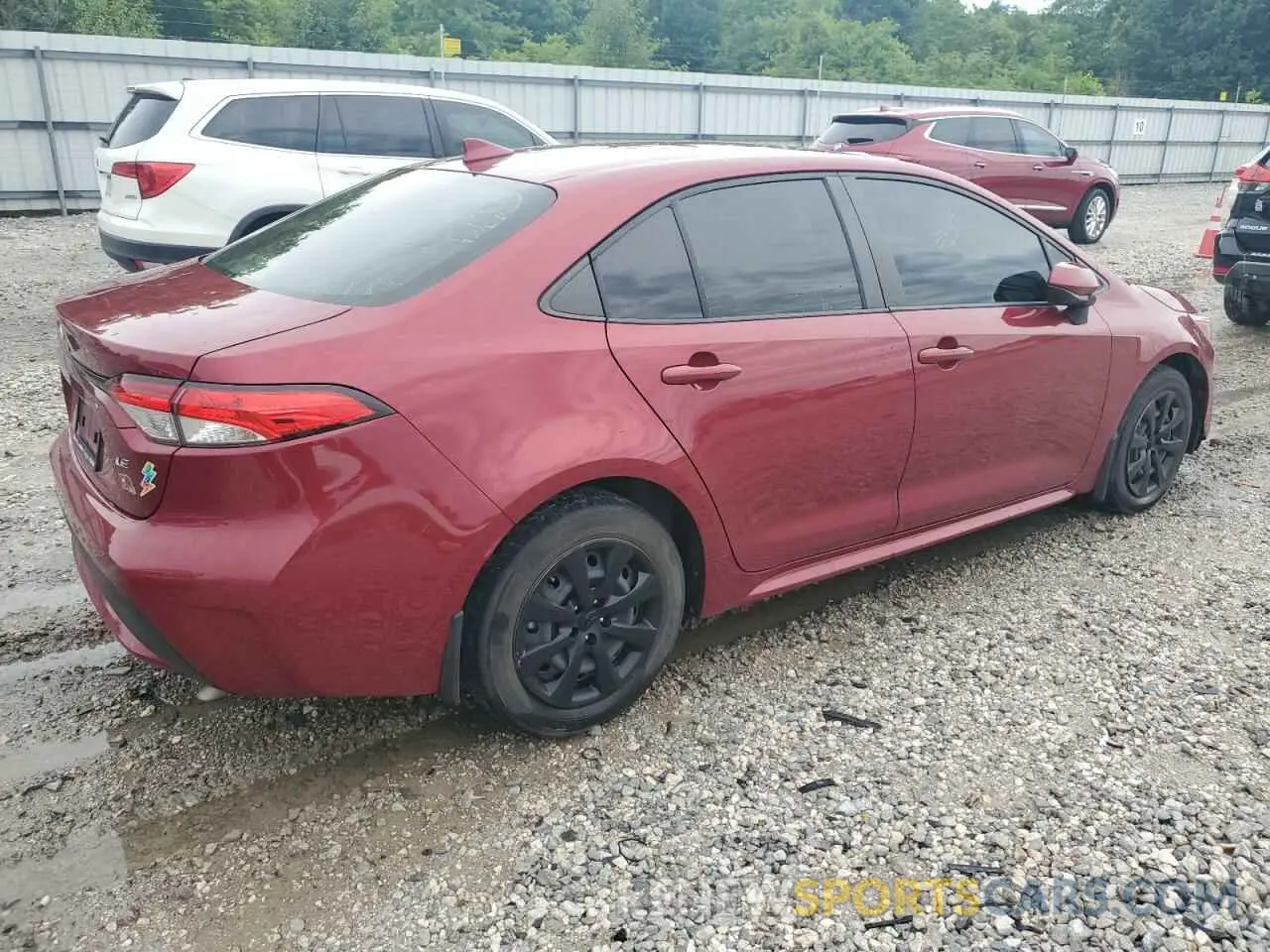 3 fotografías del automóvil dañado JTDEPMAEXNJ210903 TOYOTA COROLLA 2022