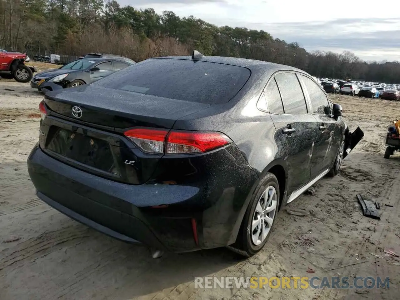 3 fotografías del automóvil dañado JTDEPMAEXNJ225319 TOYOTA COROLLA 2022