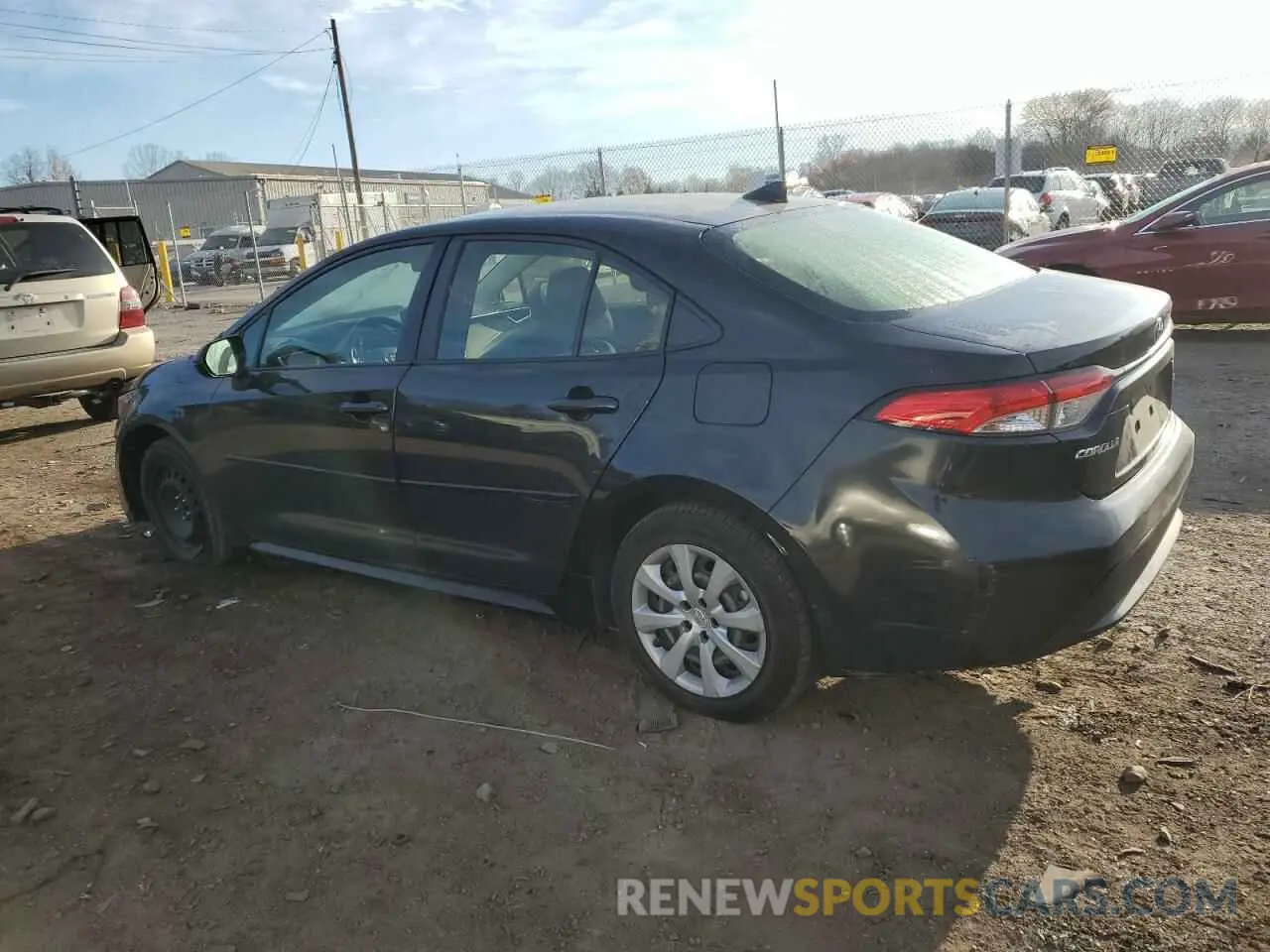 2 fotografías del automóvil dañado JTDEPMAEXNJ226499 TOYOTA COROLLA 2022