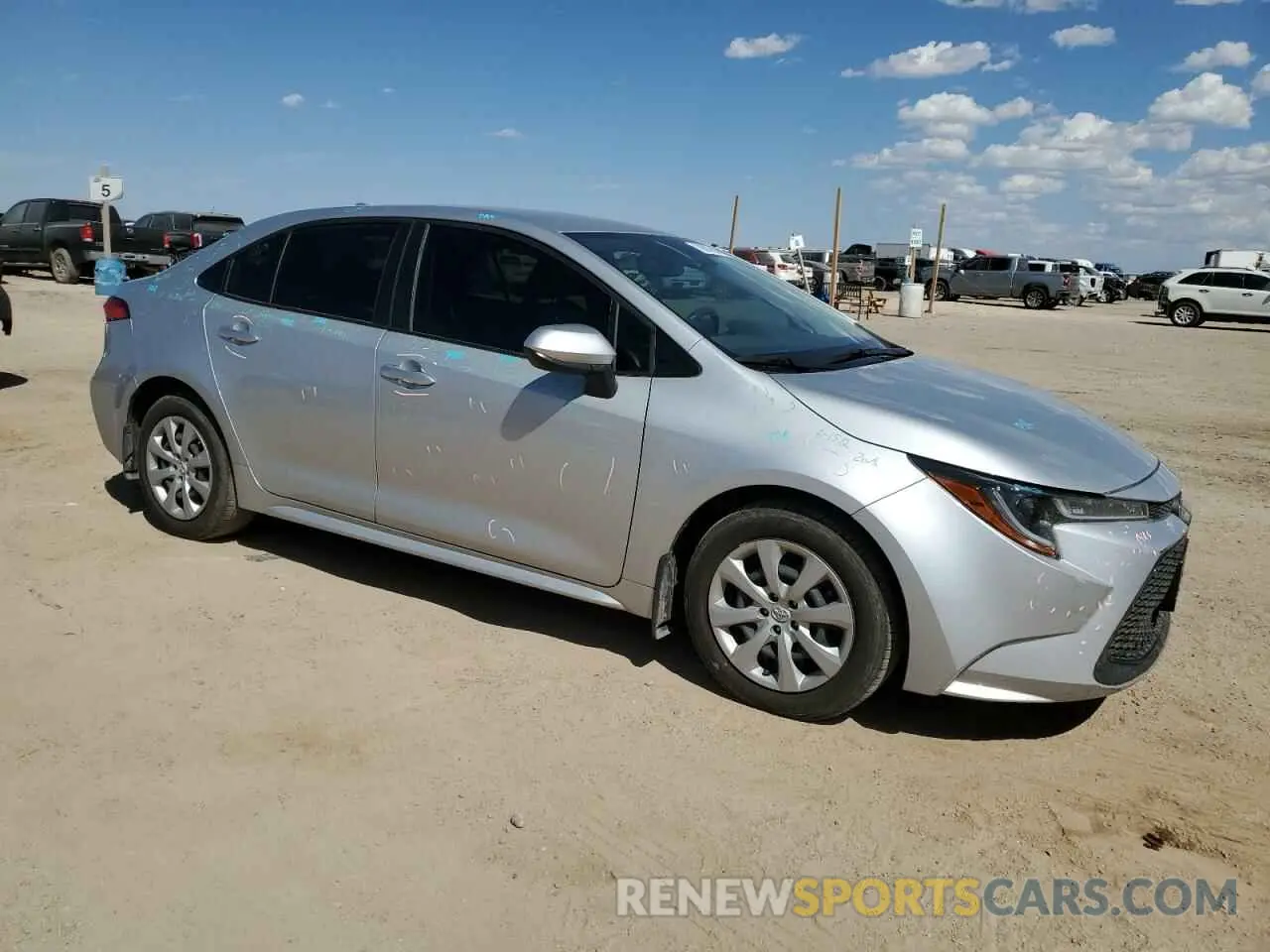 4 fotografías del automóvil dañado JTDEPMAEXNJ229189 TOYOTA COROLLA 2022