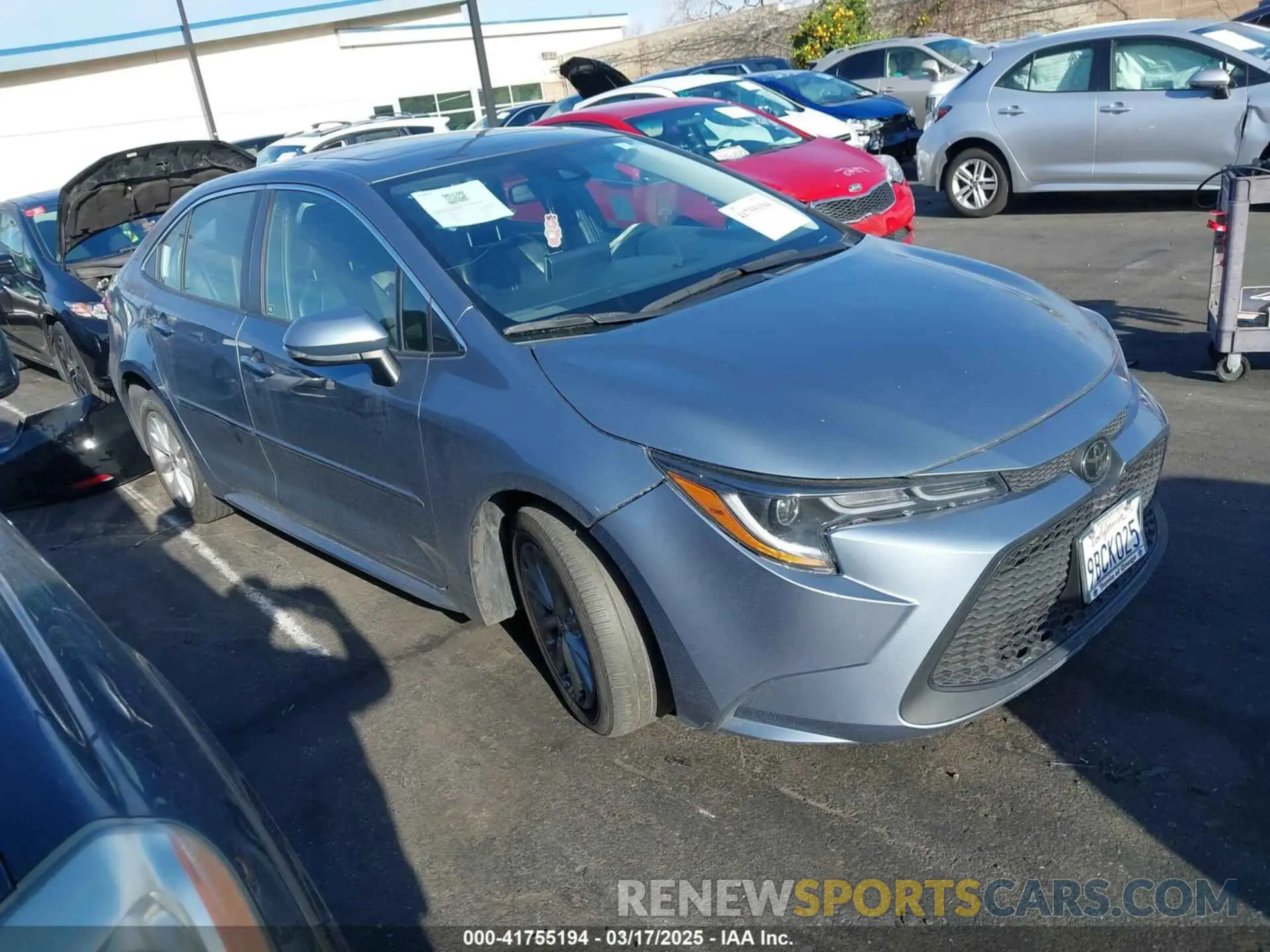 1 fotografías del automóvil dañado JTDFPMAE8N3013415 TOYOTA COROLLA 2022