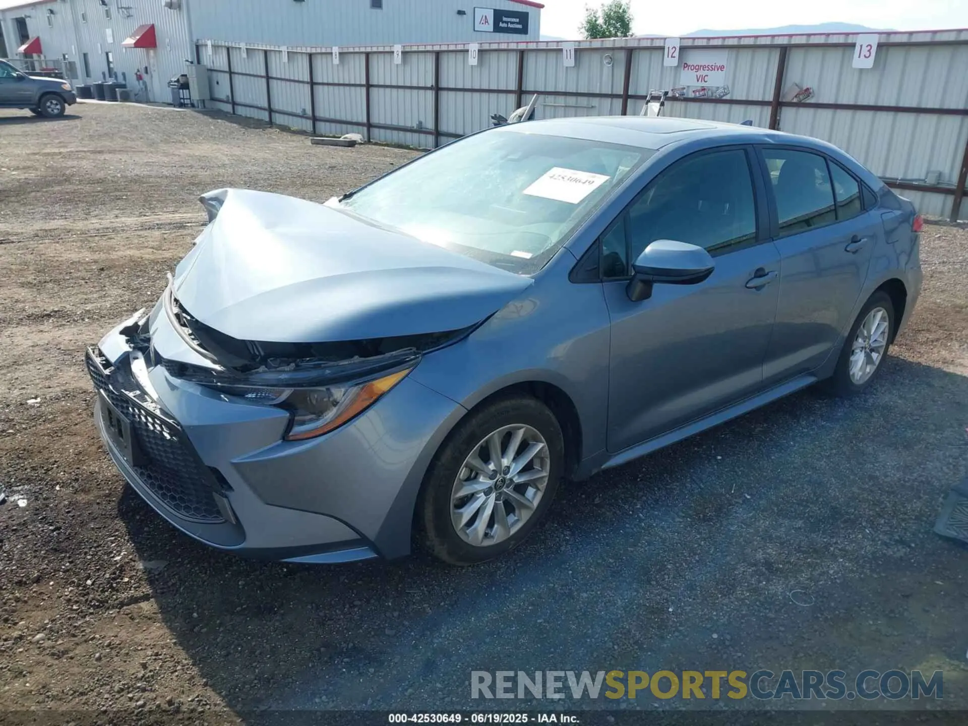 2 fotografías del automóvil dañado JTDHPMAE5N3031895 TOYOTA COROLLA 2022