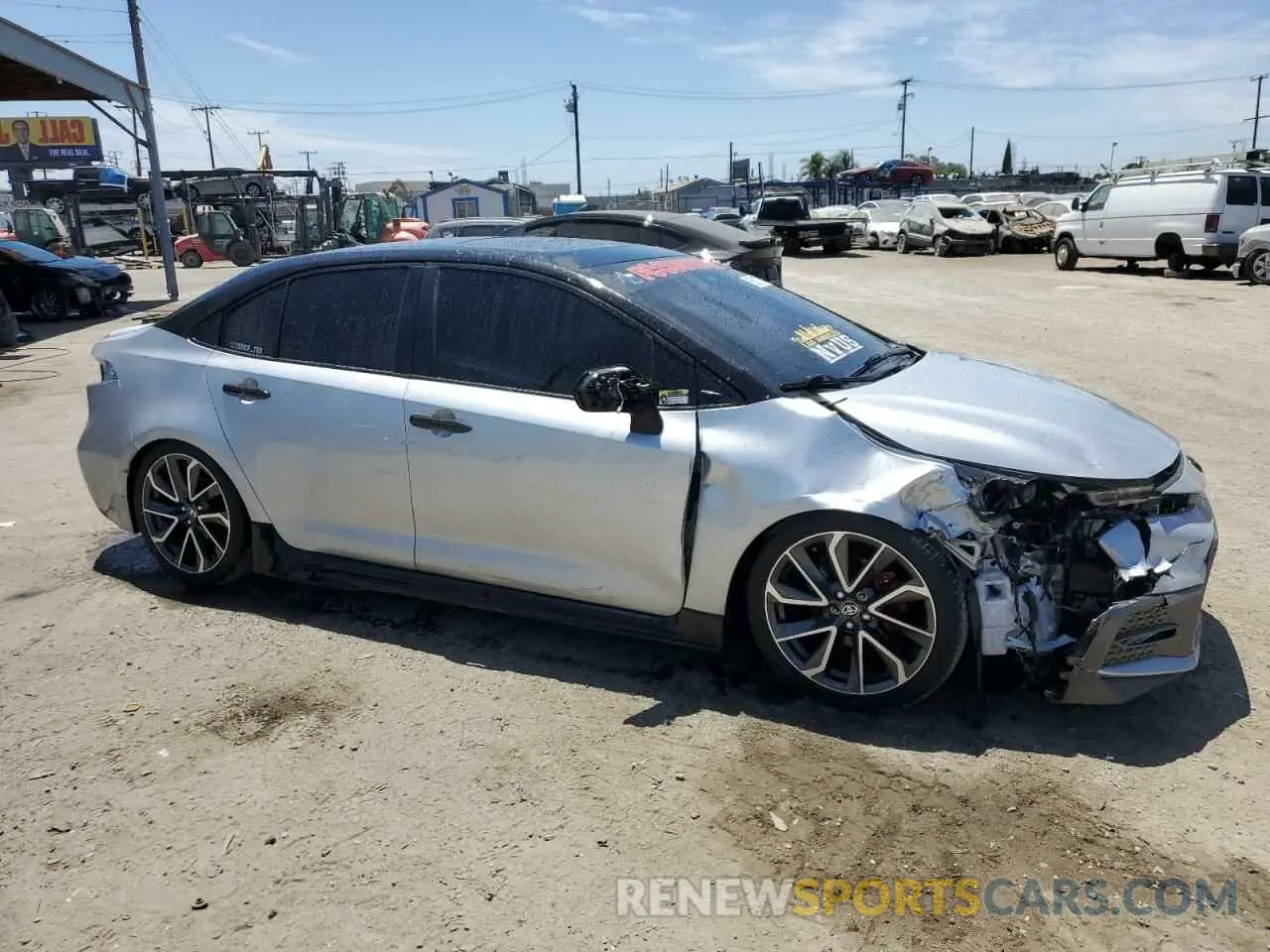 4 fotografías del automóvil dañado JTDM4MCE1NJ091608 TOYOTA COROLLA 2022