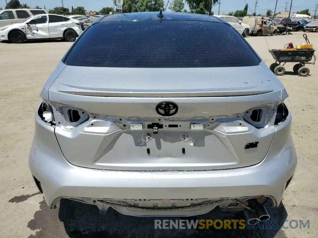6 fotografías del automóvil dañado JTDM4MCE1NJ091608 TOYOTA COROLLA 2022