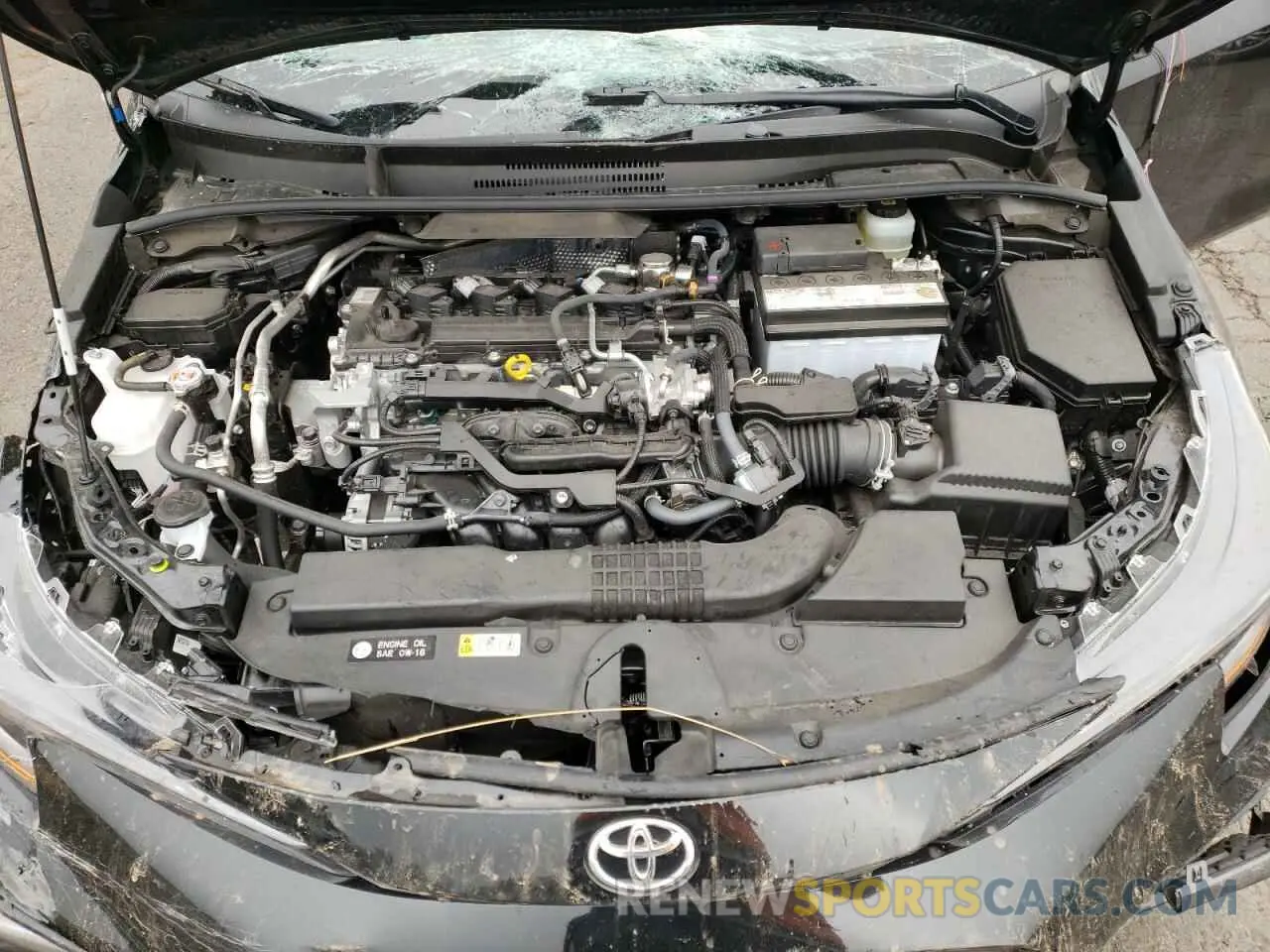 7 fotografías del automóvil dañado JTDM4MCE3NJ088256 TOYOTA COROLLA 2022