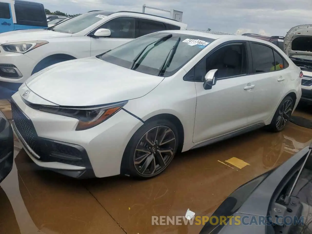 1 fotografías del automóvil dañado JTDM4MCE4NJ098391 TOYOTA COROLLA 2022
