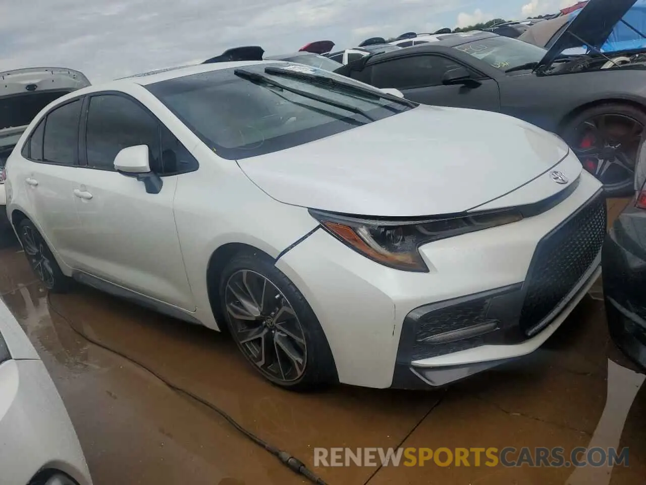 4 fotografías del automóvil dañado JTDM4MCE4NJ098391 TOYOTA COROLLA 2022
