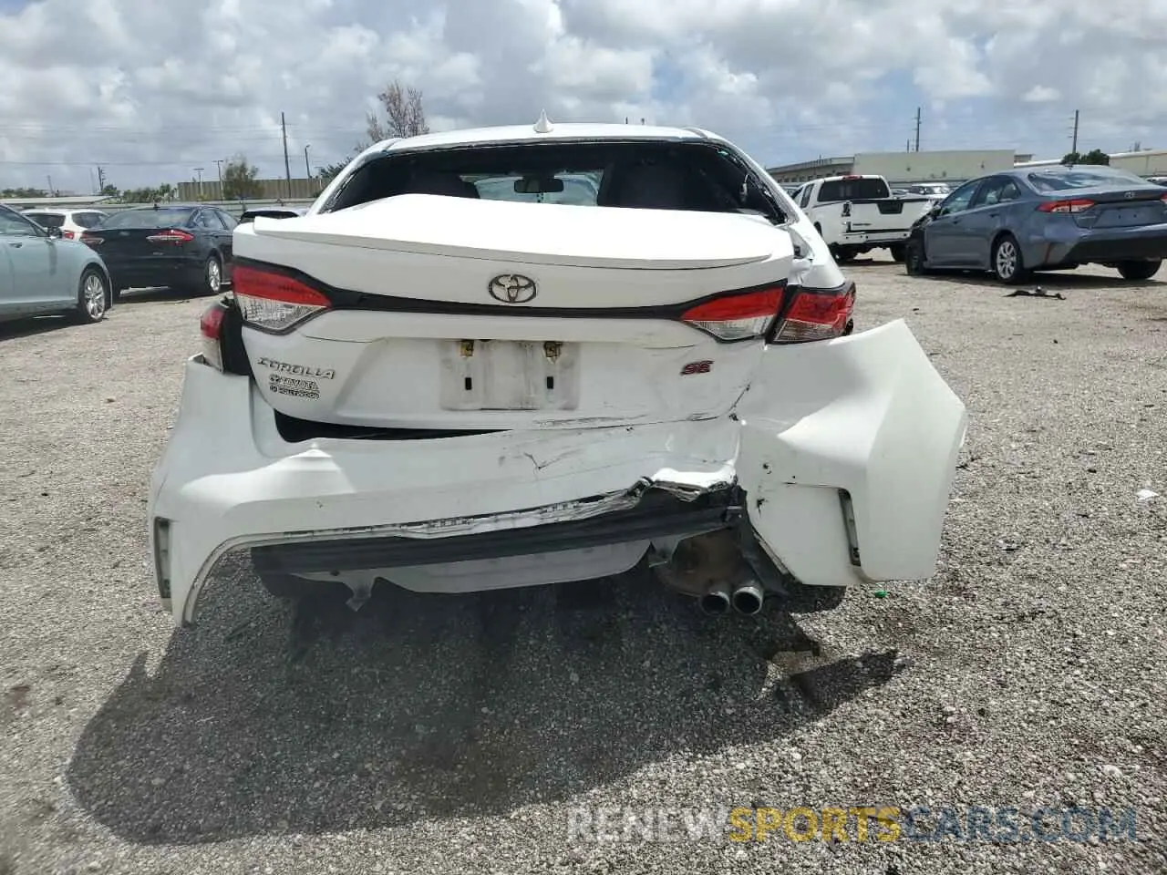 6 fotografías del automóvil dañado JTDM4MCE7NJ093332 TOYOTA COROLLA 2022