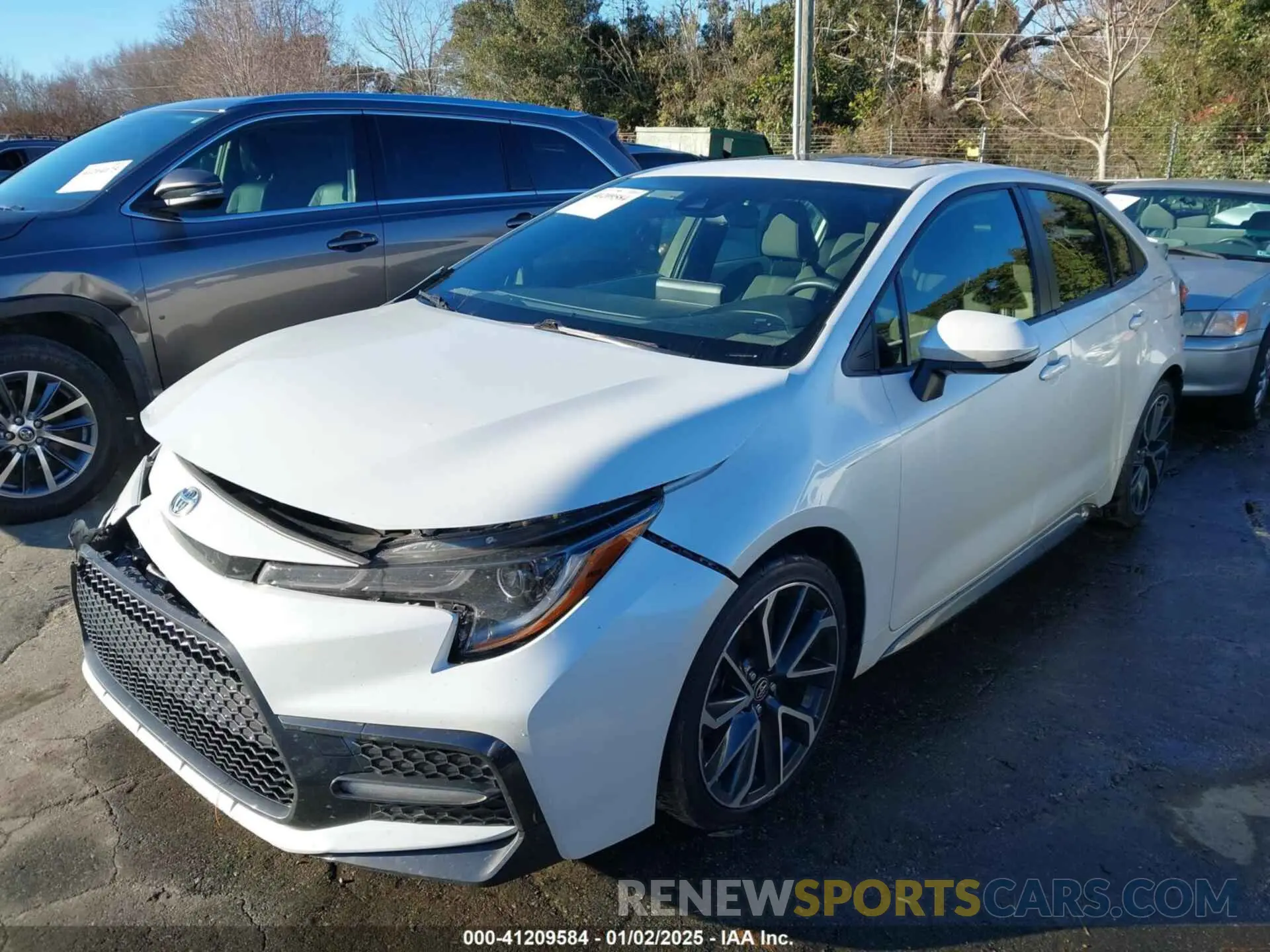 2 fotografías del automóvil dañado JTDP4MCE5N3507970 TOYOTA COROLLA 2022