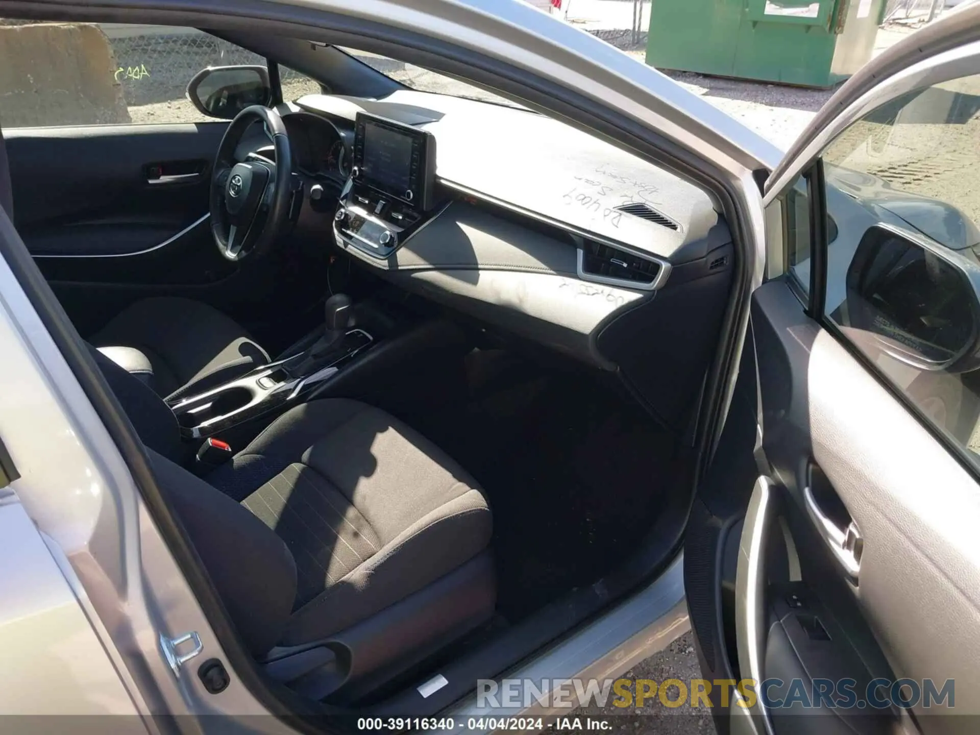 5 fotografías del automóvil dañado JTDP4MCE7N3502169 TOYOTA COROLLA 2022