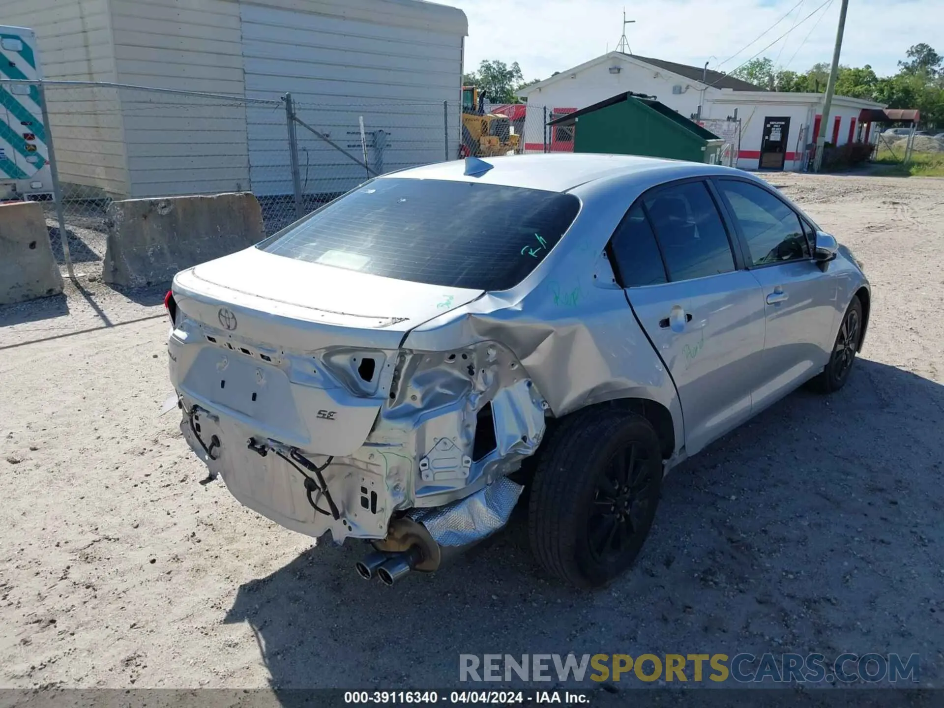 6 fotografías del automóvil dañado JTDP4MCE7N3502169 TOYOTA COROLLA 2022