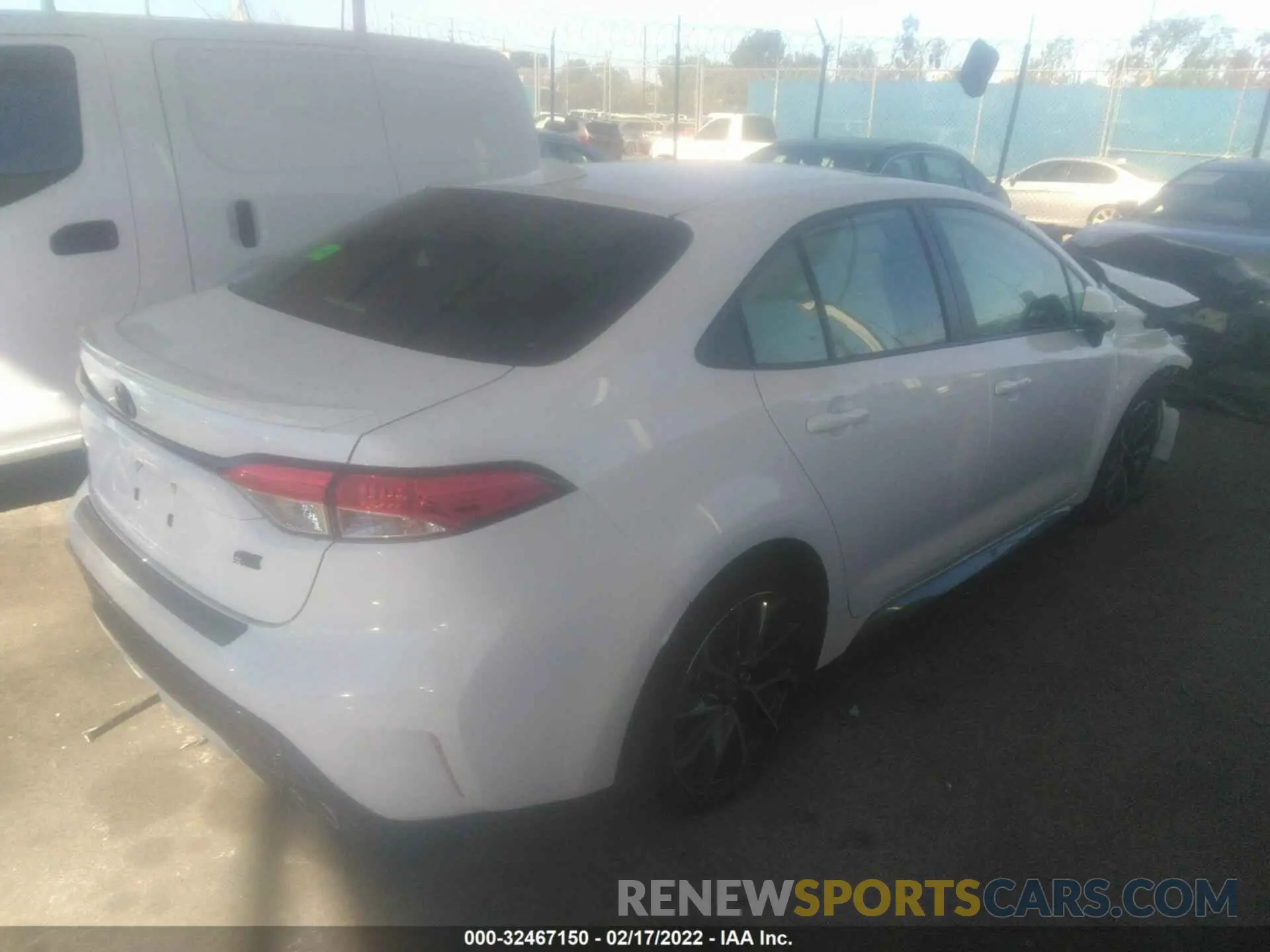 4 fotografías del automóvil dañado JTDP4MCEXNJ082130 TOYOTA COROLLA 2022