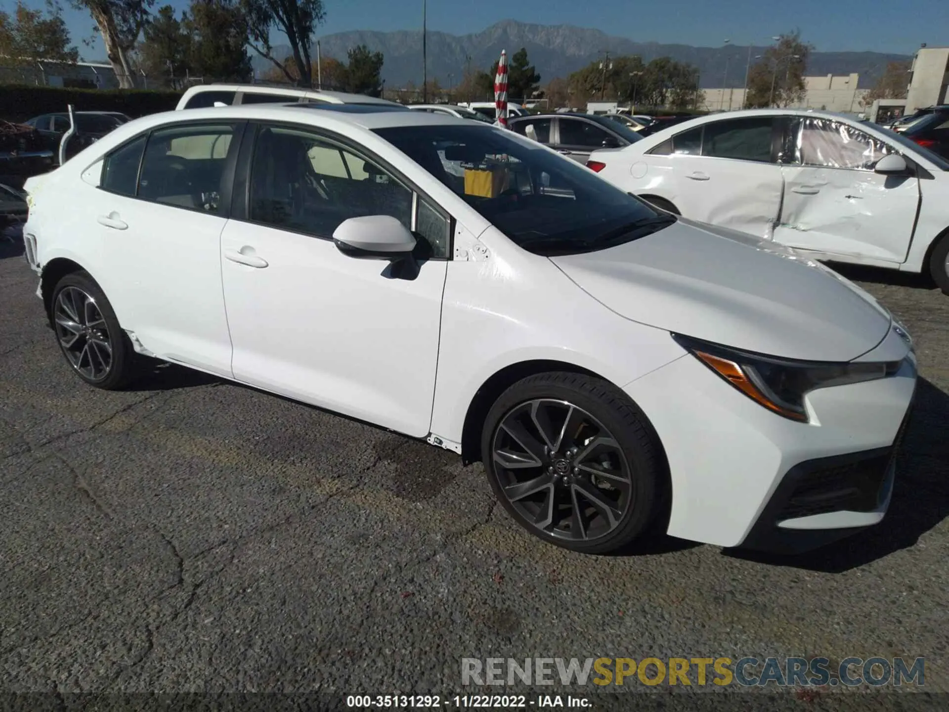 1 fotografías del automóvil dañado JTDP4MCEXNJ085996 TOYOTA COROLLA 2022