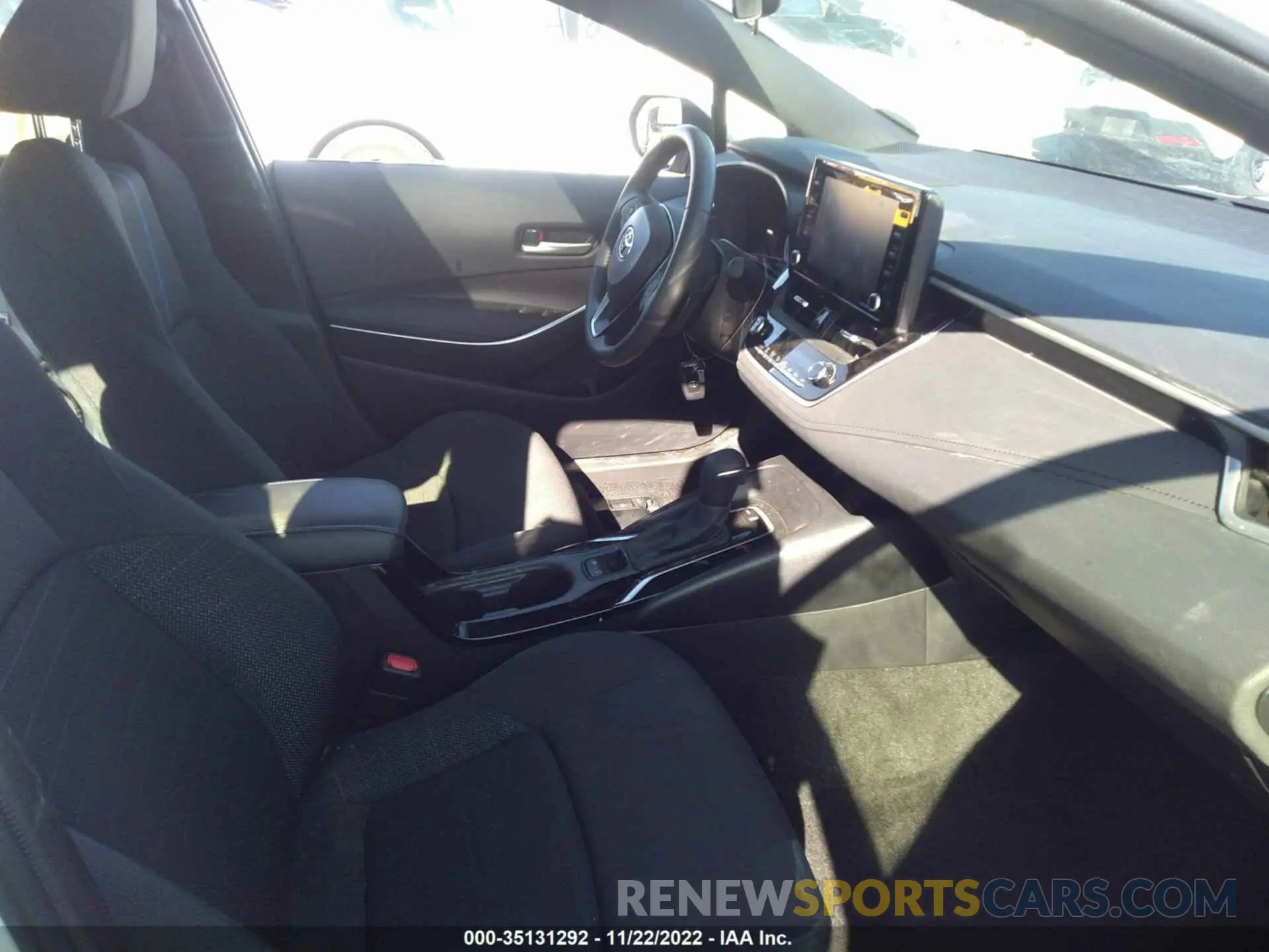 5 fotografías del automóvil dañado JTDP4MCEXNJ085996 TOYOTA COROLLA 2022
