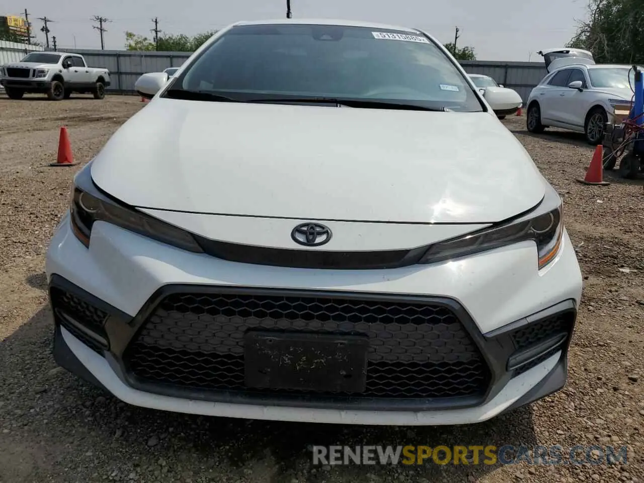 5 fotografías del automóvil dañado JTDS4MCE0N3508423 TOYOTA COROLLA 2022
