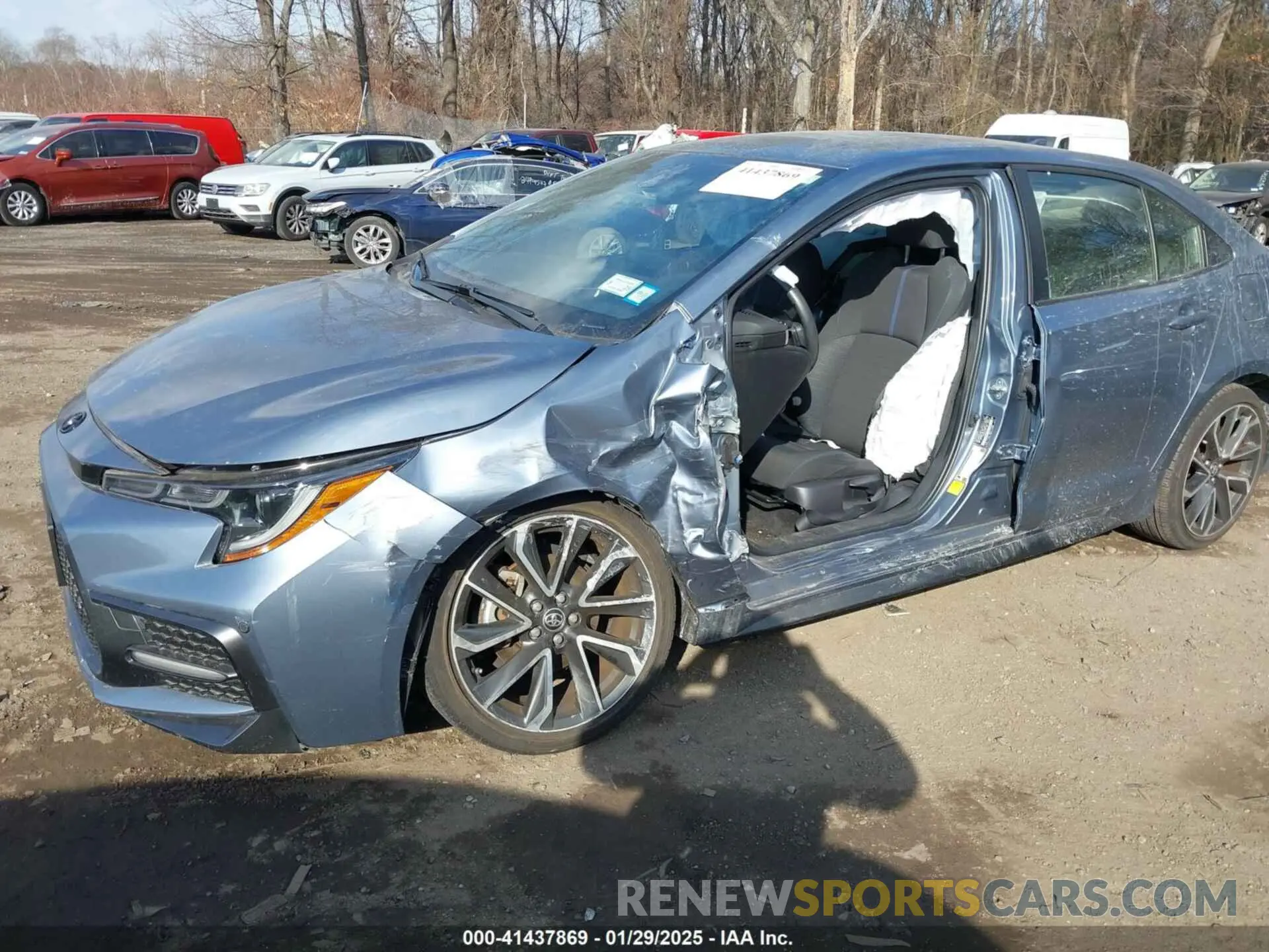 5 fotografías del automóvil dañado JTDS4MCE0N3511340 TOYOTA COROLLA 2022